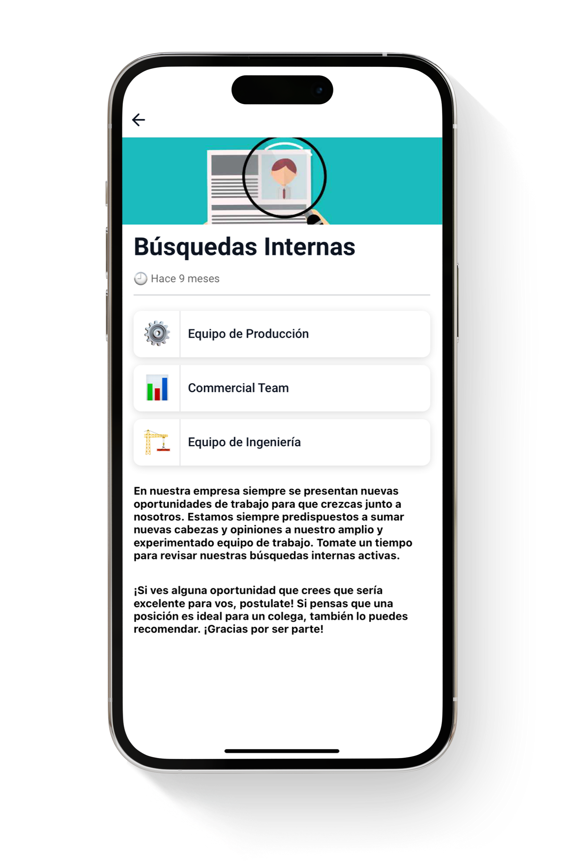 búsquedas internas - gestión de personas